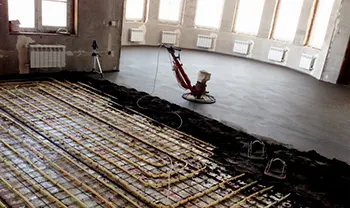 Полистирольная полусухая стяжка