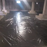 Пример укладки полусухой стяжки пола в производственном помещении в Балашихе