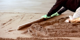 Полусухая стяжка пола