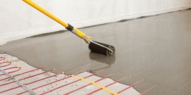 Стяжка пола в коттедже